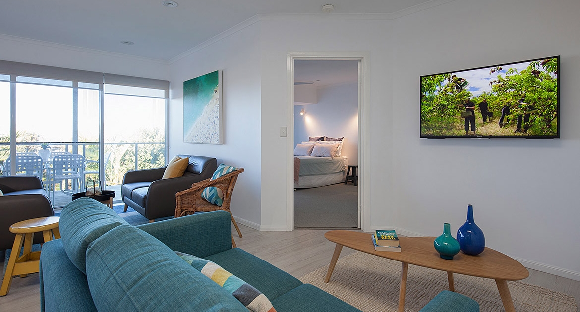 2nd floor living area at Villa Pandanus | Sunshine Coast Holiday Homes