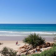 Beach view at Sea Renity Coolum Beach | Sunshine Coast Holiday Homes