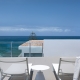 Beautiful ocean view from outdoor terrace at Thalassa Beachfront Penthouse Coolum holiday homes.